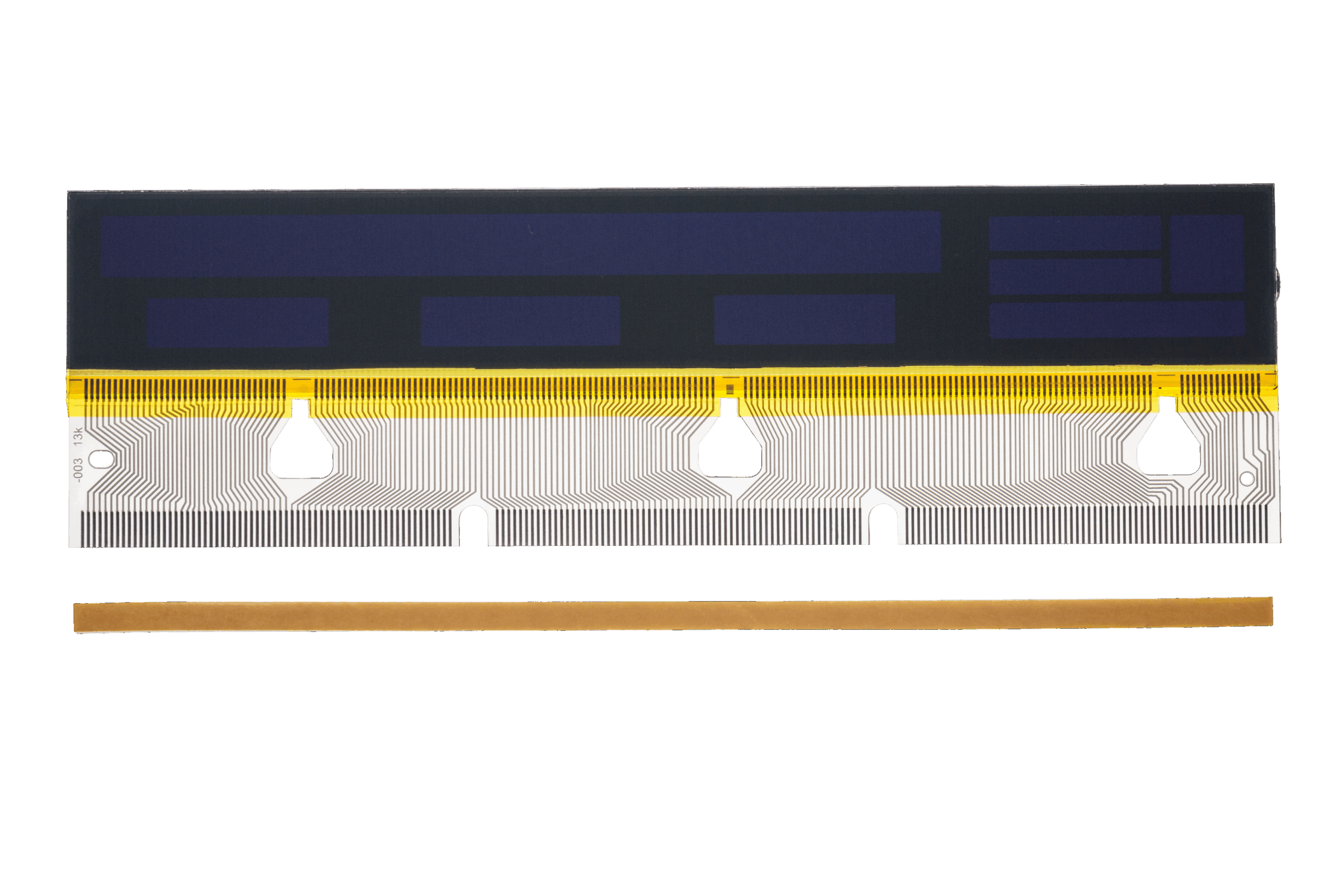 BMW E38 E39 X5 instrument cluster LCD display with silver ribbon cable