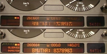 BMW E39 instrument cluster pixel repair
