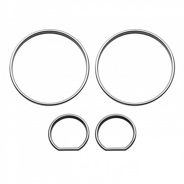 Dashboard Facelift Chrome Rings for BMW E32 / E34 #299-005